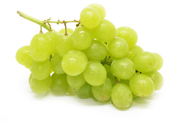 Image showing Fresh green grapes