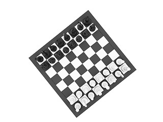 Image showing chess isolated view