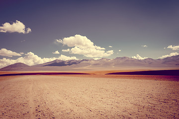 Image showing Siloli desert in sud Lipez reserva, Bolivia