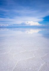 Image showing Salar de Uyuni desert, Bolivia