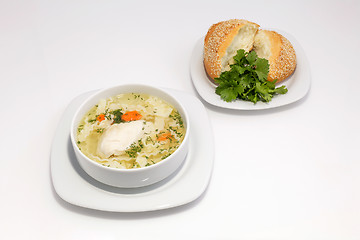 Image showing easy chicken soup