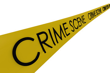 Image showing Crime scene banner