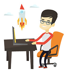 Image showing Business start up vector illustration.