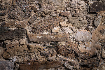 Image showing part of a stone wall, for background or texture.