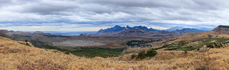 Image showing Running storm clouds