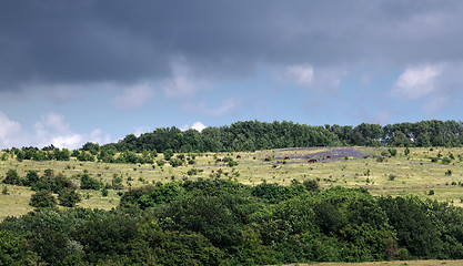 Image showing pasture on a mountain plateau