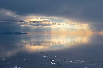 Image showing Salar de Uyuni desert, Bolivia