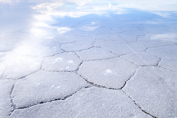 Image showing Salar de Uyuni desert, Bolivia