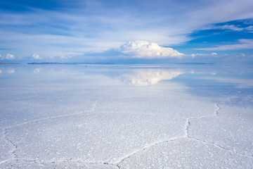 Image showing Salar de Uyuni desert, Bolivia