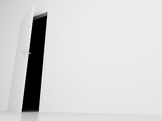 Image showing door into darkness view