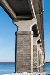Image showing Underneath the bridge
