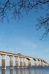 Image showing View over the bridge