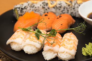 Image showing Sushi lunch closeup