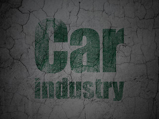 Image showing Industry concept: Car Industry on grunge wall background