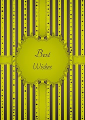 Image showing motivation retro best wishes sticker