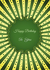 Image showing Decorative birthday label