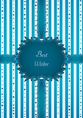 Image showing motivation retro best wishes sticker