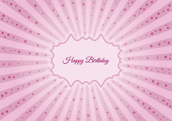 Image showing Decorative birthday label