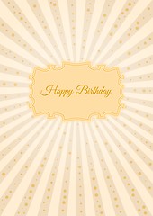 Image showing Decorative birthday label