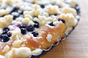 Image showing cake with blueberries