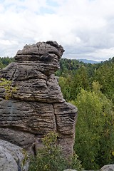 Image showing sandstone rocks - Prachovske skaly (Prachov Rocks)