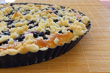 Image showing cake with blueberries