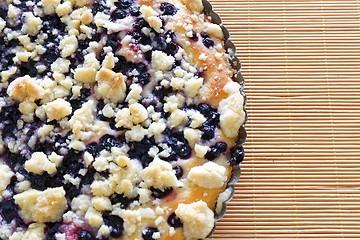 Image showing cake with blueberries