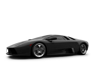 Image showing Ferrari isolated front view