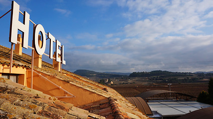 Image showing Hotel in the beautiful countryside