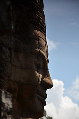 Image showing Bayon Temple At Angkor Wat, Cambodia