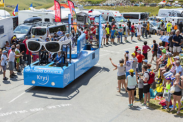 Image showing Krys Vehicle in Alps - Tour de France 2015