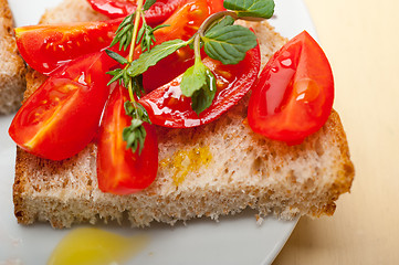 Image showing Italian tomato bruschetta