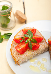 Image showing Italian tomato bruschetta