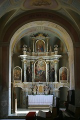 Image showing Altar in the old church