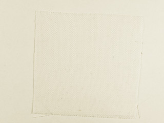 Image showing Vintage looking White fabric sample