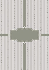 Image showing decorative background with vintage frame