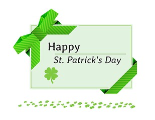 Image showing Saint Patrick\'s day celebration card