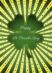 Image showing Saint Patrick\'s day celebration card