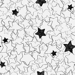 Image showing star decoration background