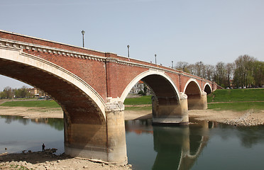 Image showing The bridge over the Kupa at Sisak, Croatia