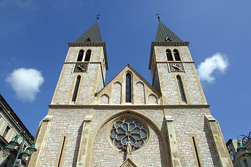 Image showing Sarajevo cathedral