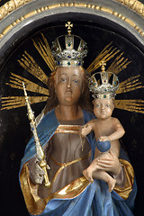 Image showing Blessed Virgin Mary with baby Jesus