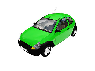 Image showing isolated smarty car front view