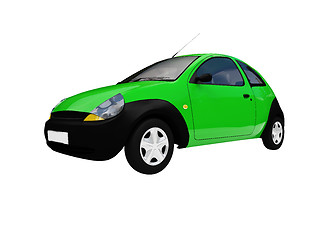 Image showing isolated smarty car front view