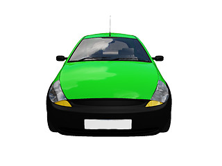 Image showing isolated smarty car front view