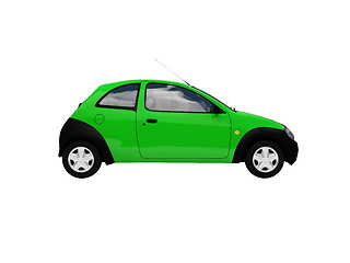 Image showing isolated smarty car side view