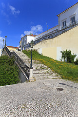 Image showing Old stairs in Lisbon 