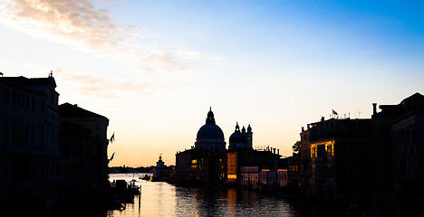 Image showing Venice view at sunrise