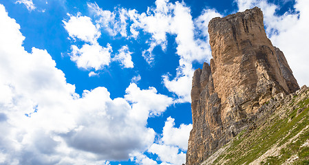 Image showing Landmark of Dolomites - Tre Cime di Lavaredo