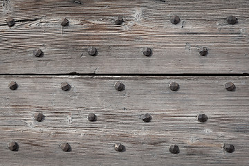 Image showing Old door background